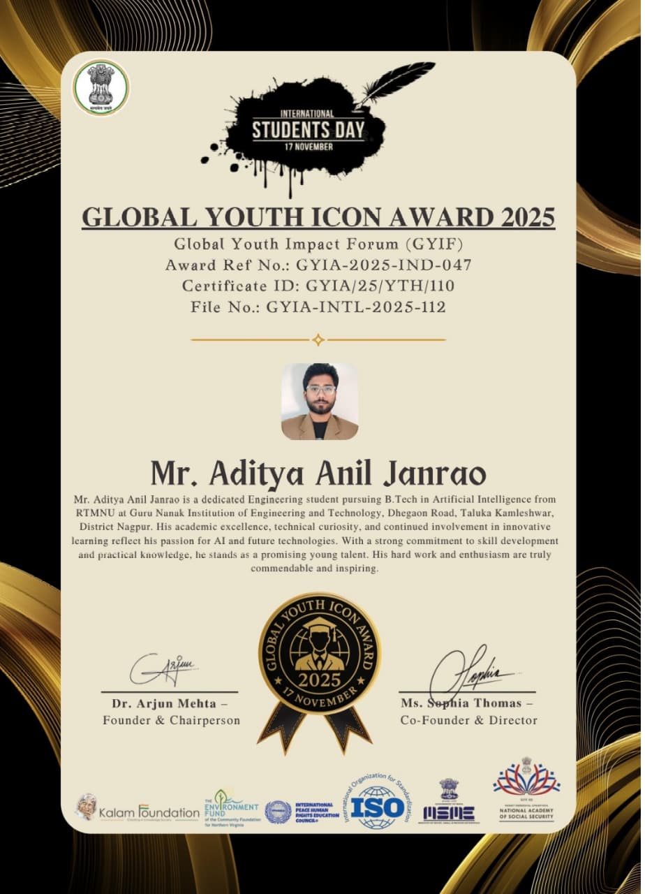 Global Youth Icon Award